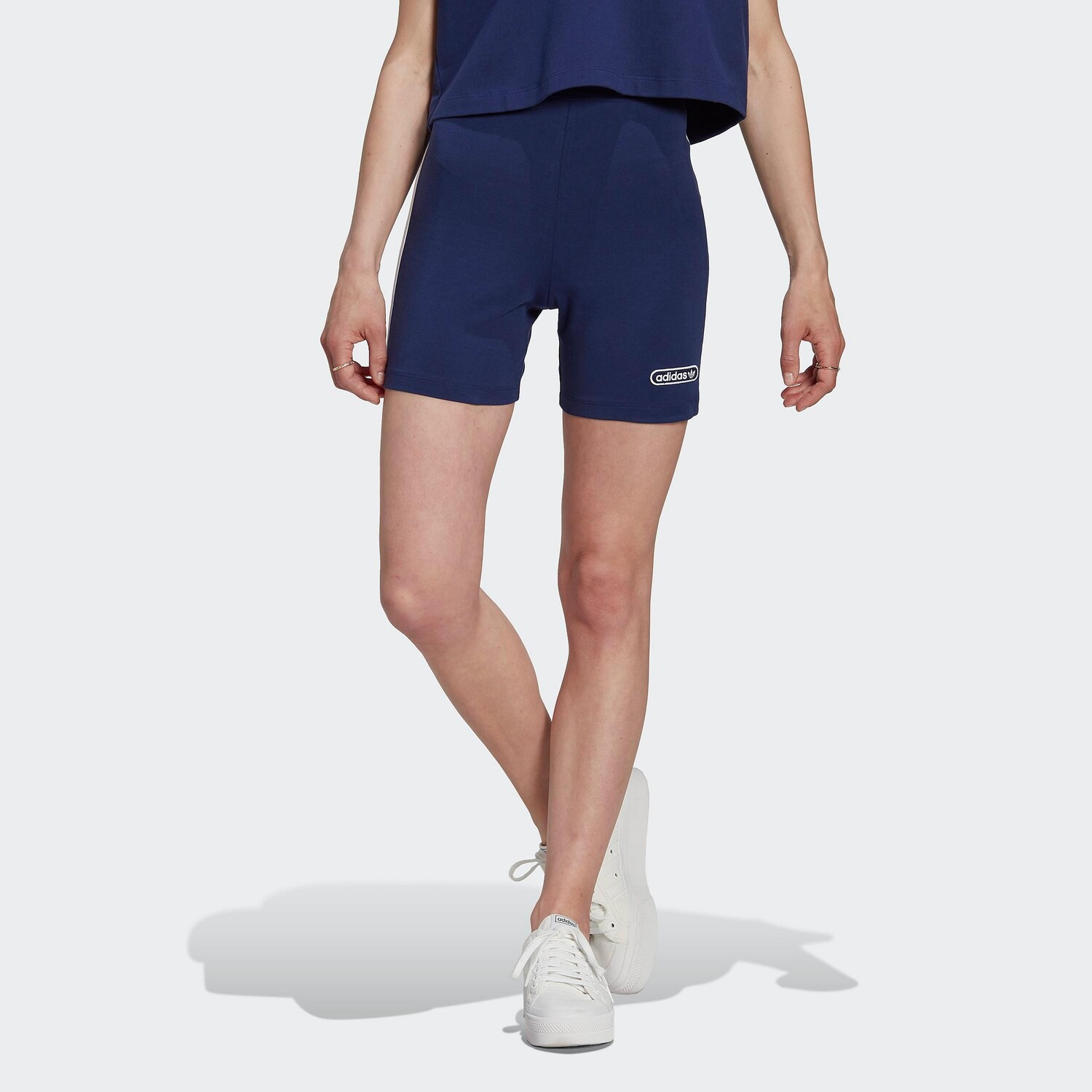 

Женские короткие леггинсы adidas Originals Maritime Lifestyle, синий