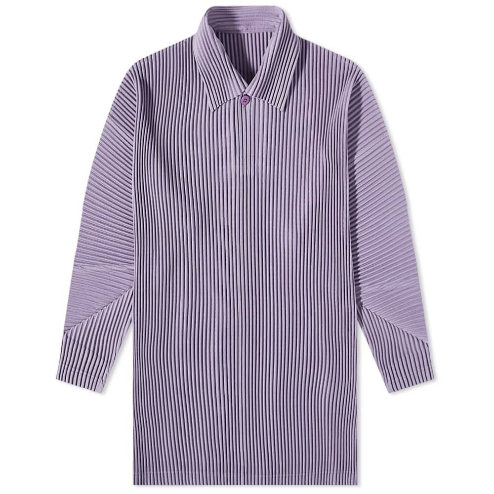 

Футболка Homme Plissé Issey Miyake Pleated Long Sleeve Polo