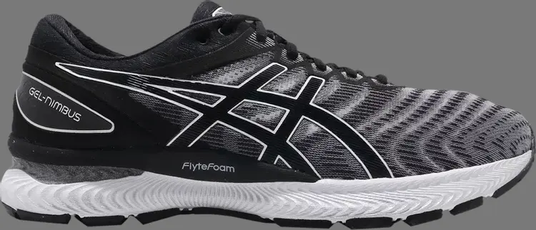 

Кроссовки gel nimbus 22 extra wide 'white black' Asics, черный