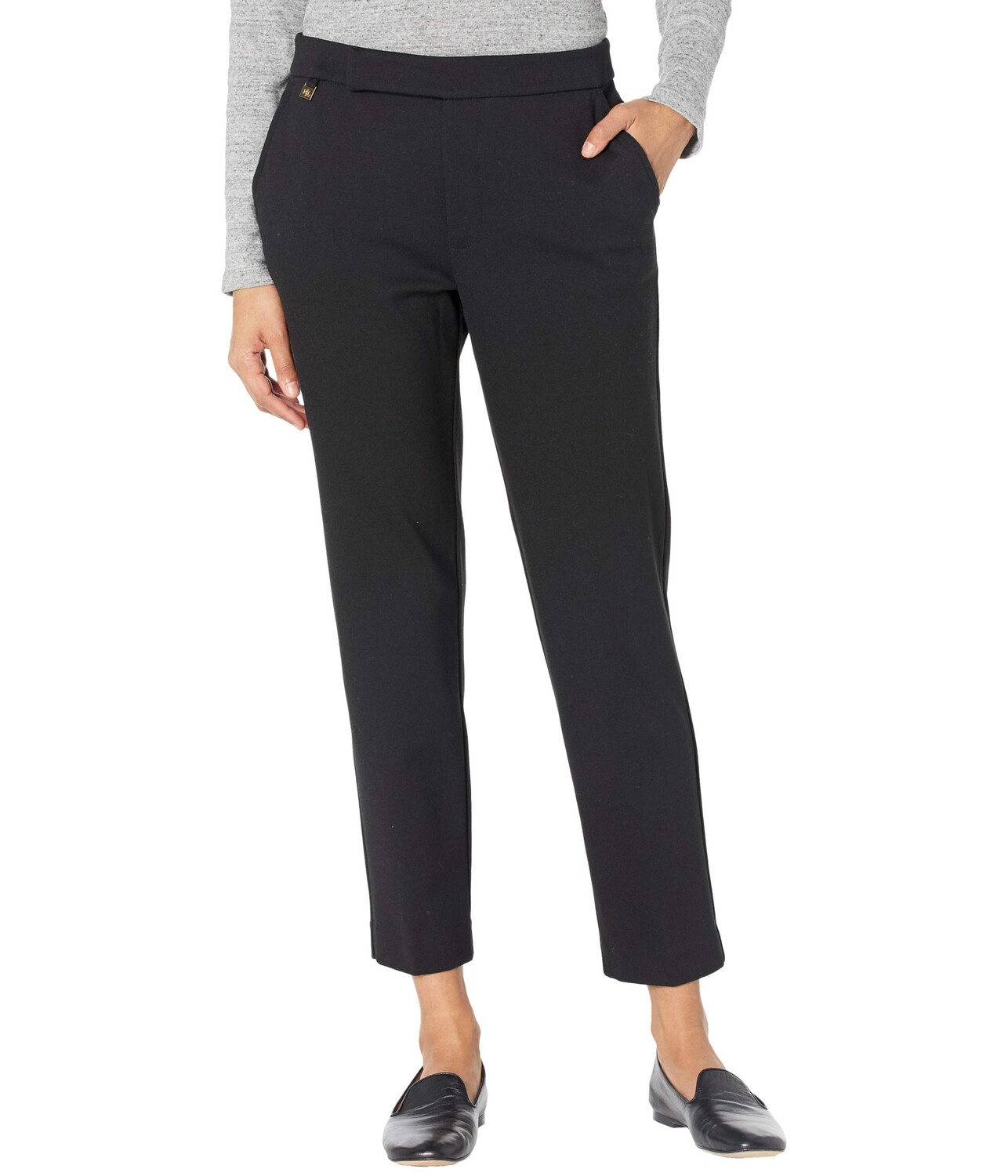 

Брюки Eileen Fisher, Stretch Ponte Slouchy Ankle Pants