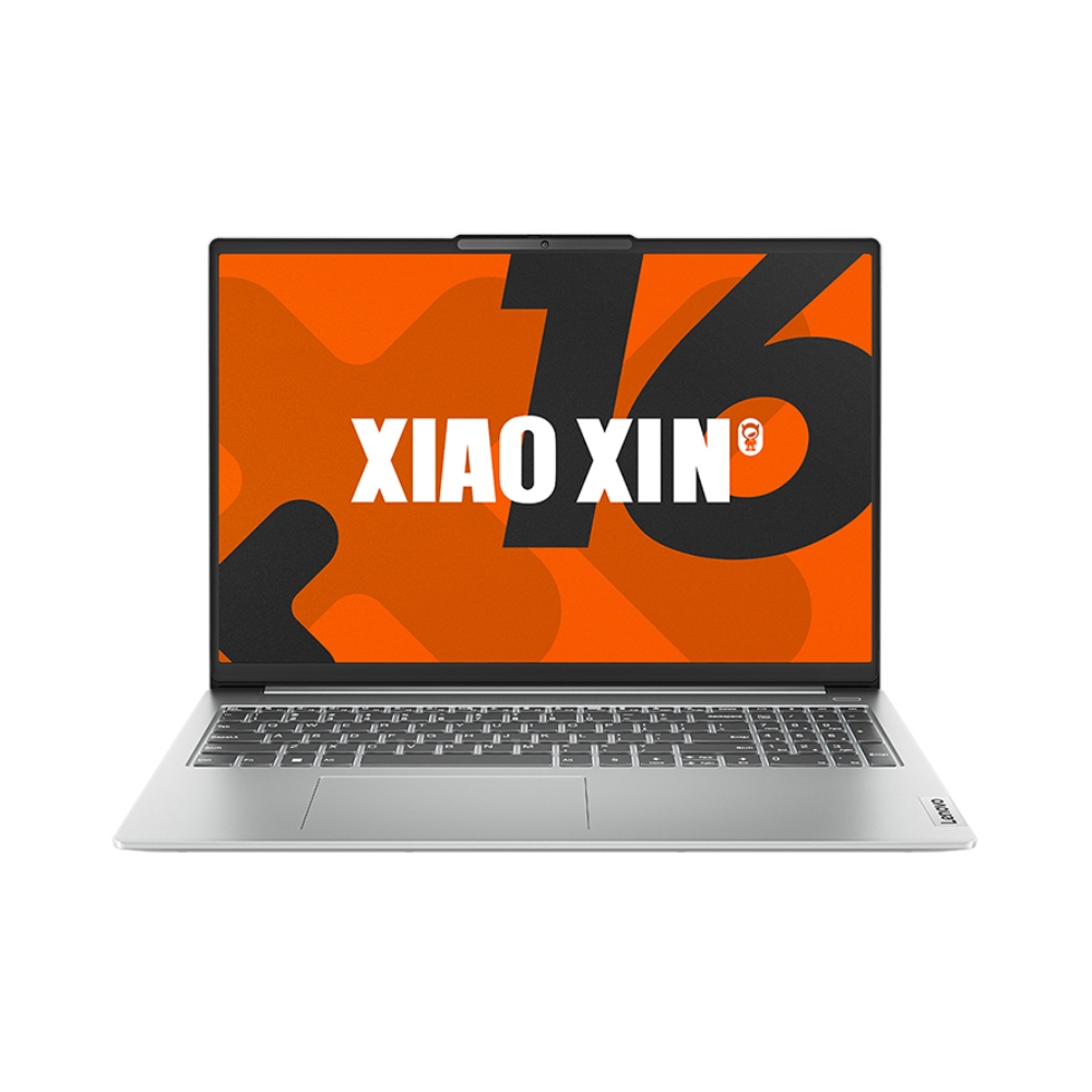 Ноутбук Lenovo Xiaoxin 16 2024 AI, 16, 32 ГБ/512 ГБ, R7-8845H, серебристый, английская клавиатура ноутбук lenovo xiaoxin 14 2024 ai 14 16 гб 512 гб r7 8845h зеленый английская клавиатура