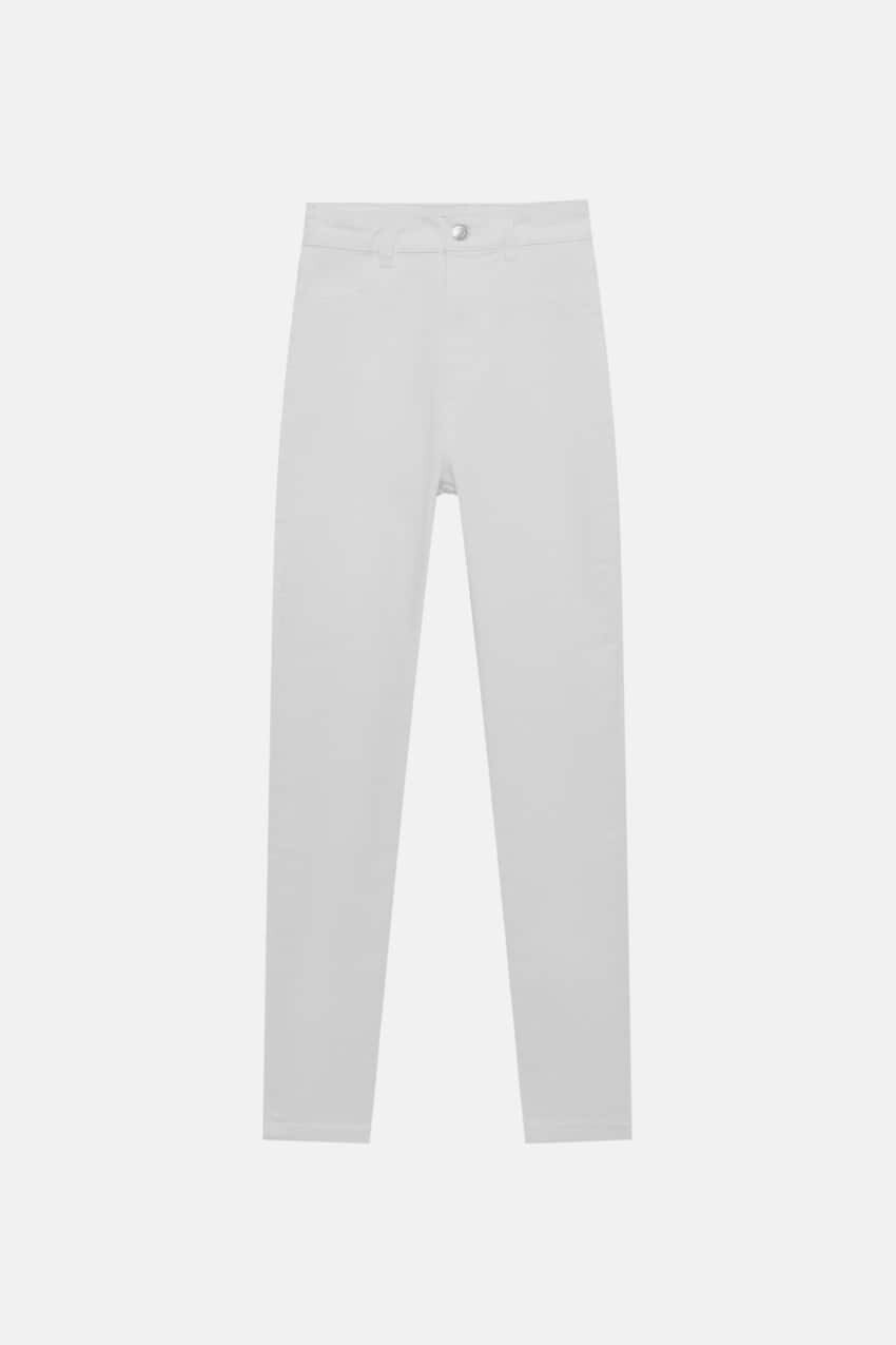 

Джеггинсы Pull&Bear Highwaist, белый