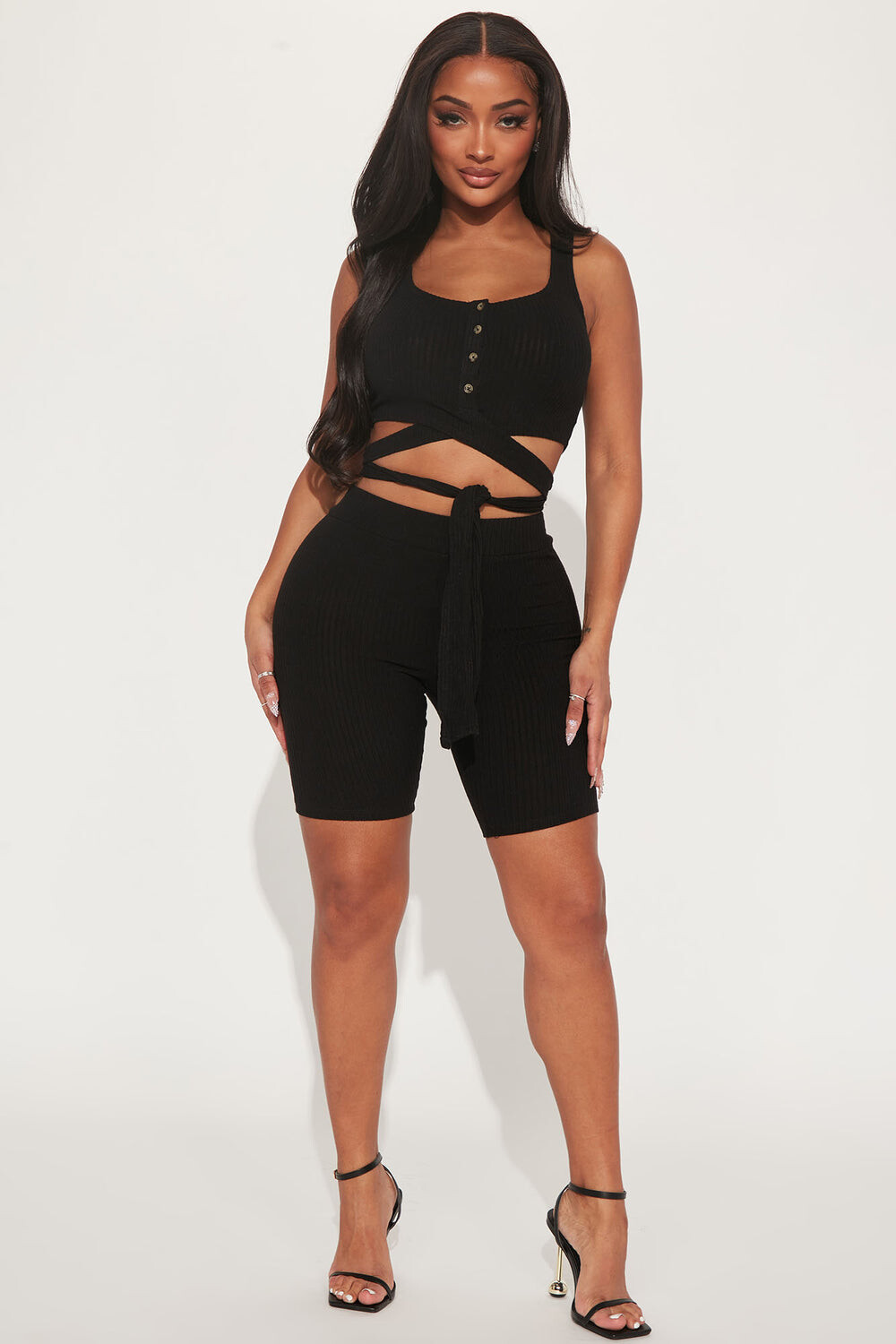 

Шорты Fashion Nova BSET03104A, черный