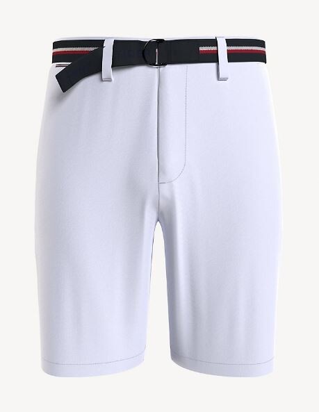 

Шорты с поясом Tommy Hilfiger Belted Twill Club, светло-голубой