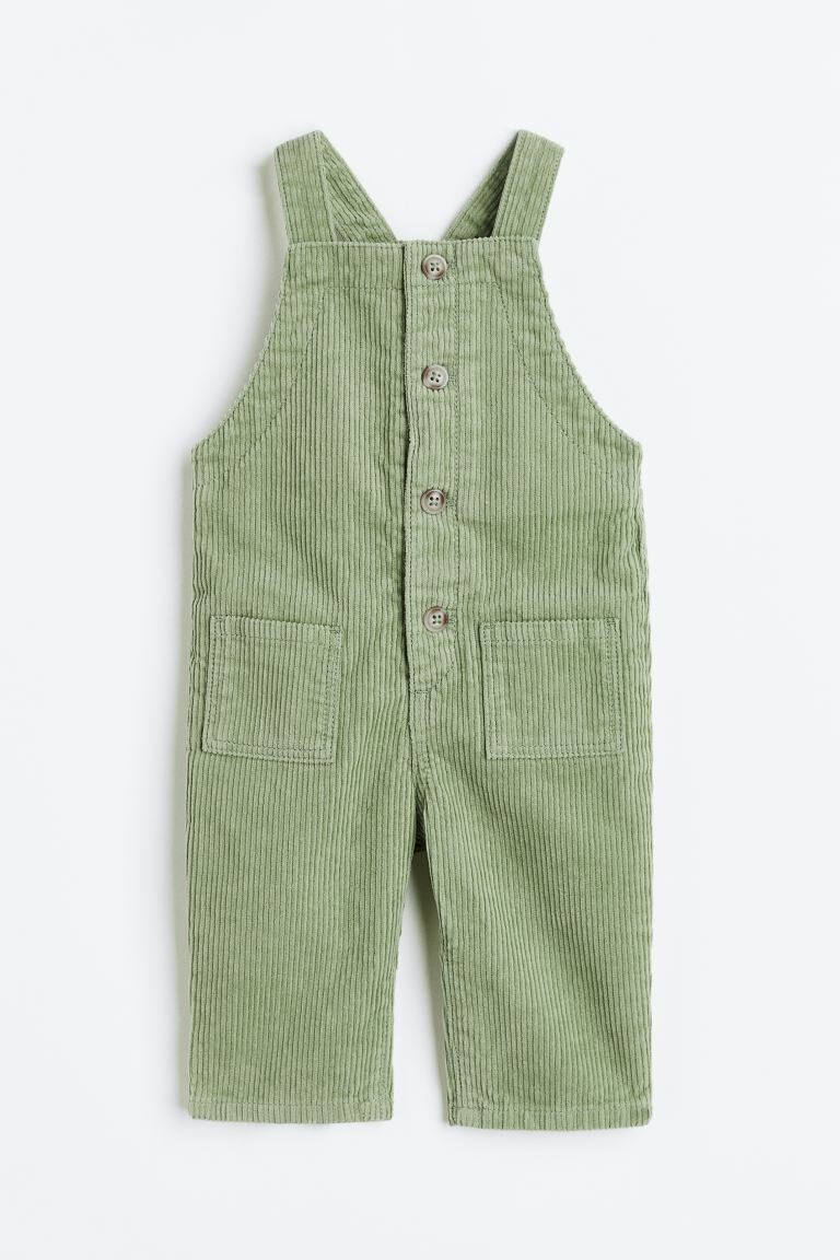 

Вельветовый комбинезон H&M, светло-зеленый
