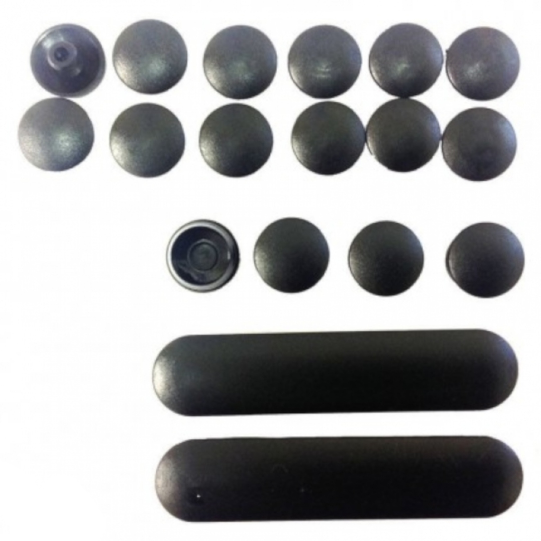 Набор колпачков GIVI Z128 Wingrack/ мм/M3 для крышки, черный kitty caps набор колпачков для ногтей большие черные с серыми кончиками голубой набор из 44 предметов