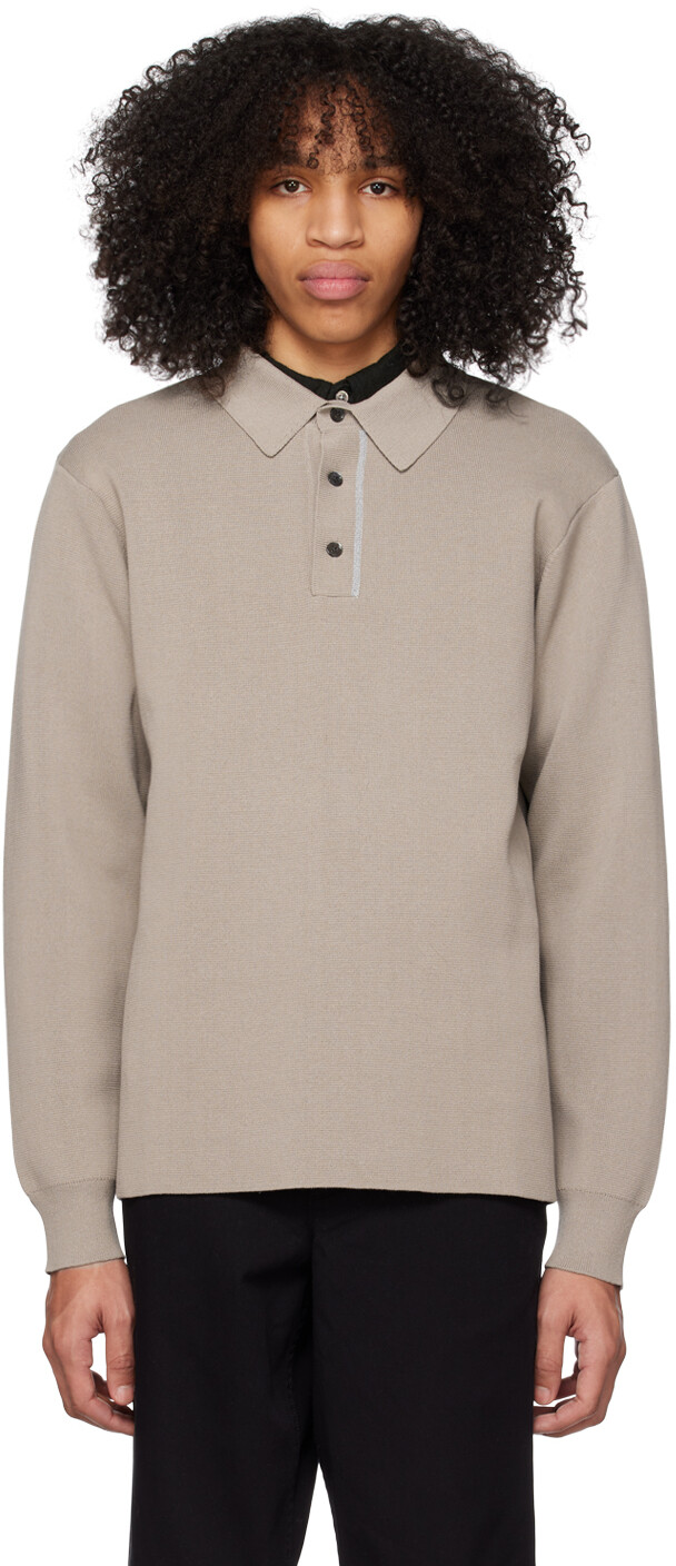 

Серо-коричневый Рубен Милано Поло Norse Projects