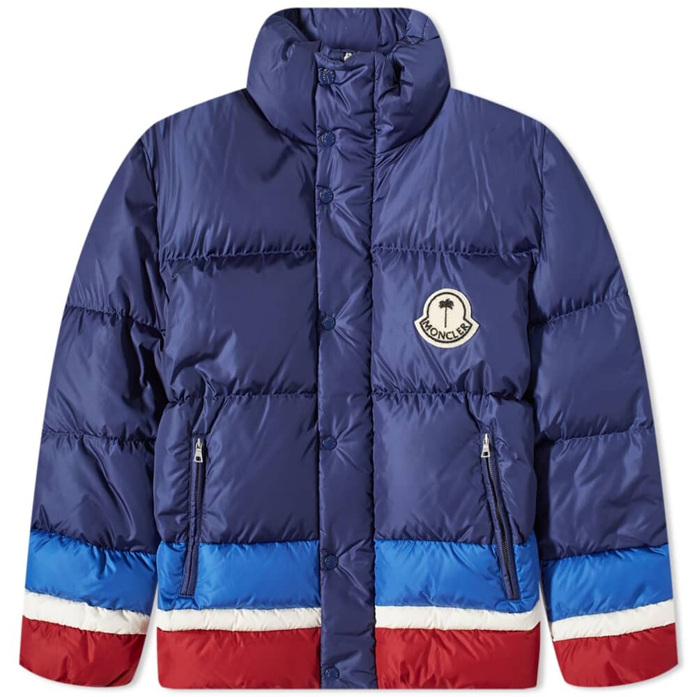 

Пуховик Denneny из коллаборации с Palm Angels Moncler Genius, Синий