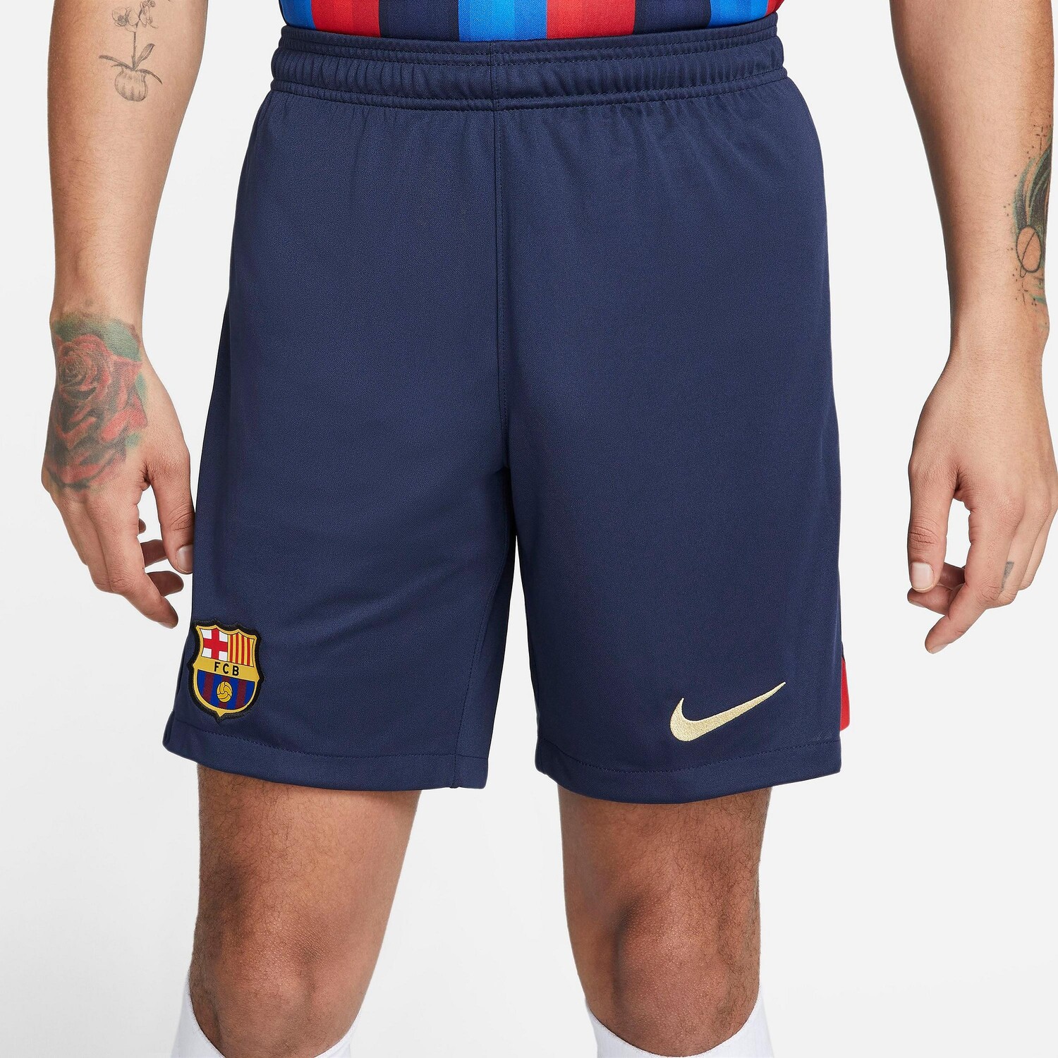 

Мужские футбольные шорты Nike FC Barcelona Dri-FIT Stadium Home Soccer, синий