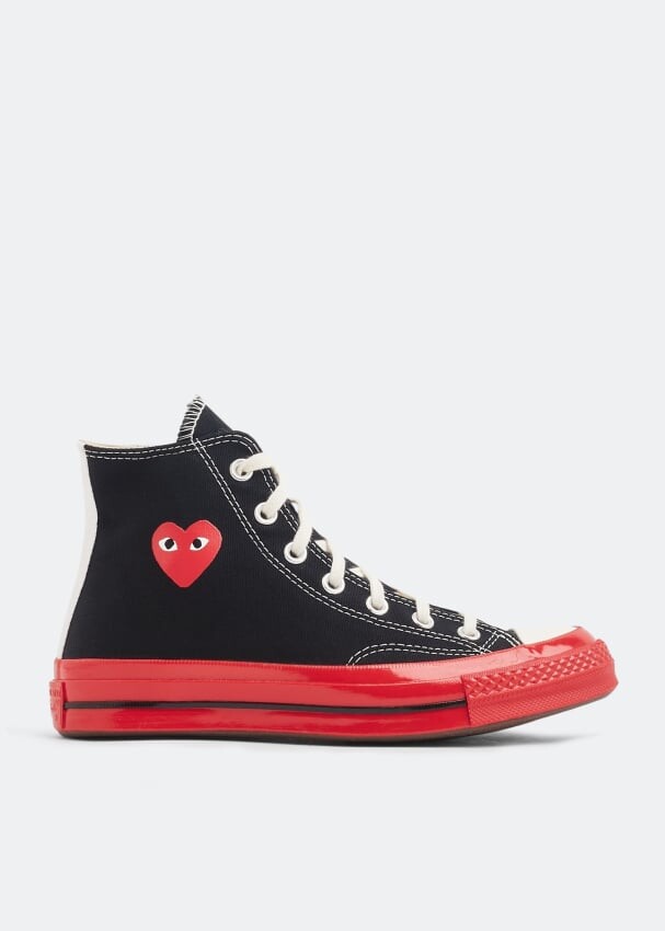 Кроссовки COMME DES GARÇONS PLAY X Converse sneakers, черный джемпер comme des garcons play cardigan