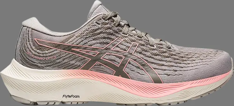 

Кроссовки wmns gel kayano lite 3 'oyster grey frosted rose' Asics, серый