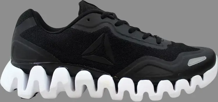 

Лимитированные кроссовки zig pulse 'black white' Reebok, черный