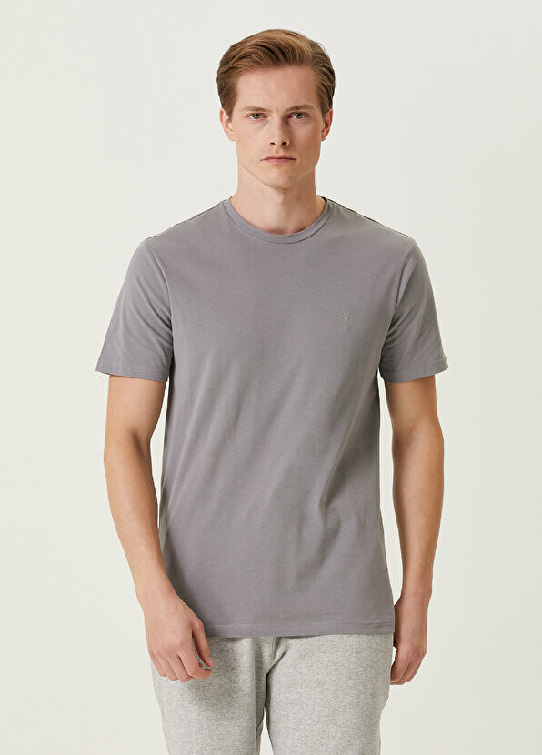 

Серая базовая футболка AllSaints, Серый