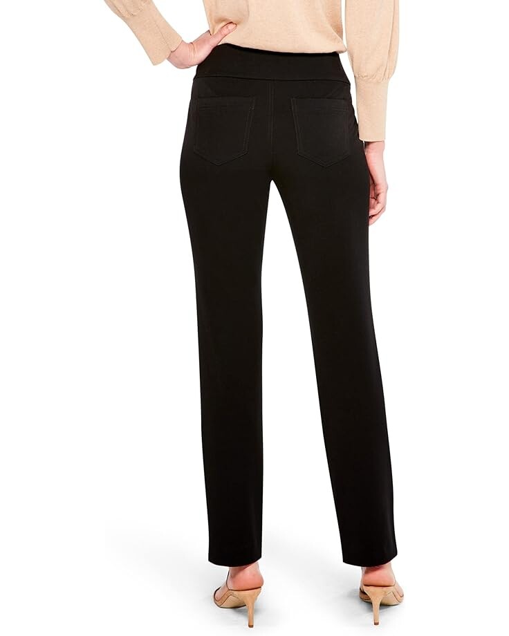 

Брюки NIC+ZOE Work It Straight Leg Trousers, цвет Black Onyx