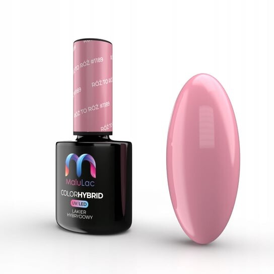 

Цветной гибридный лак для ногтей Pink to Pink №1189, 5 г MaluLac