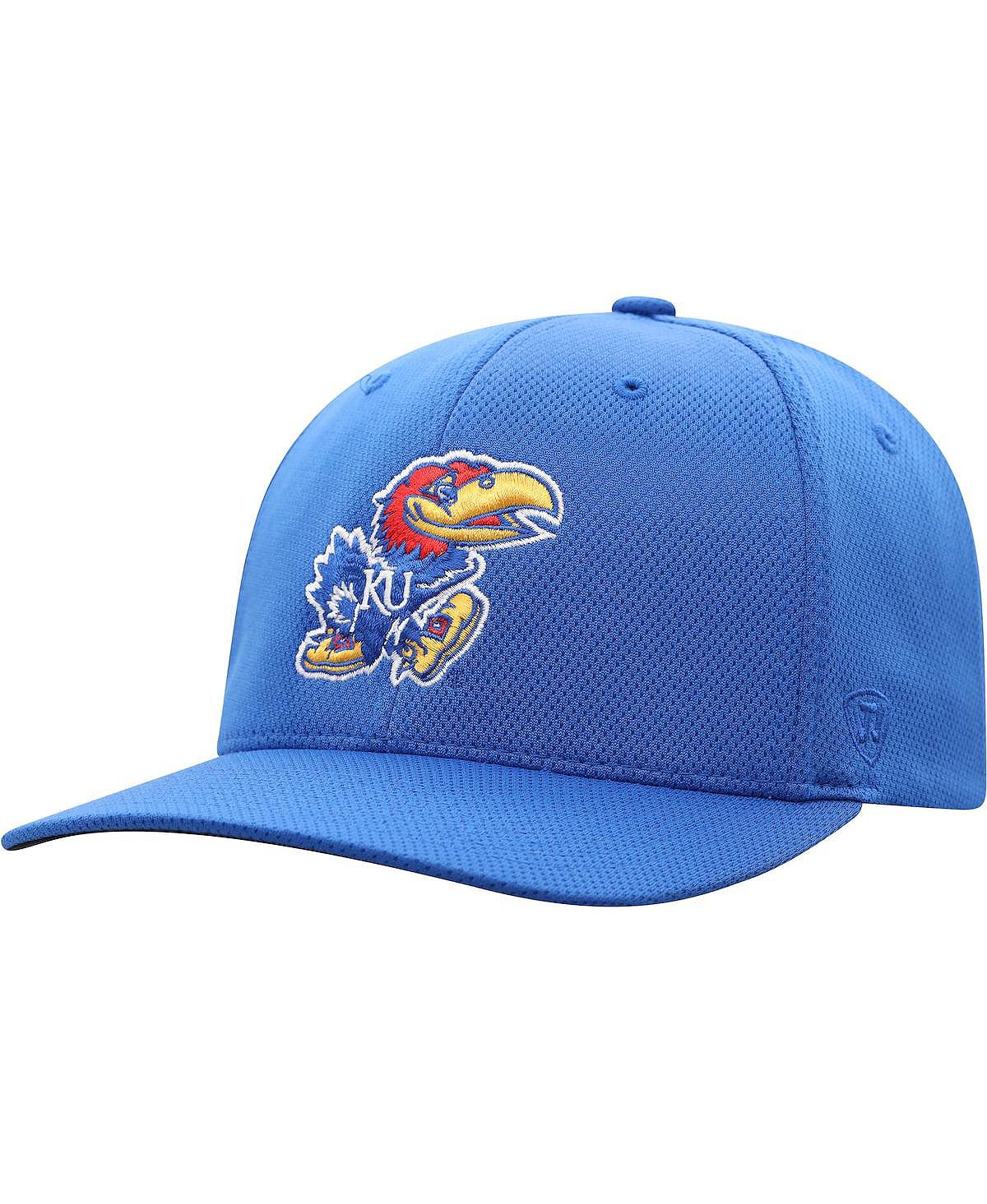 Мужская гибкая кепка с логотипом Royal Kansas Jayhawks Reflex Top of the World