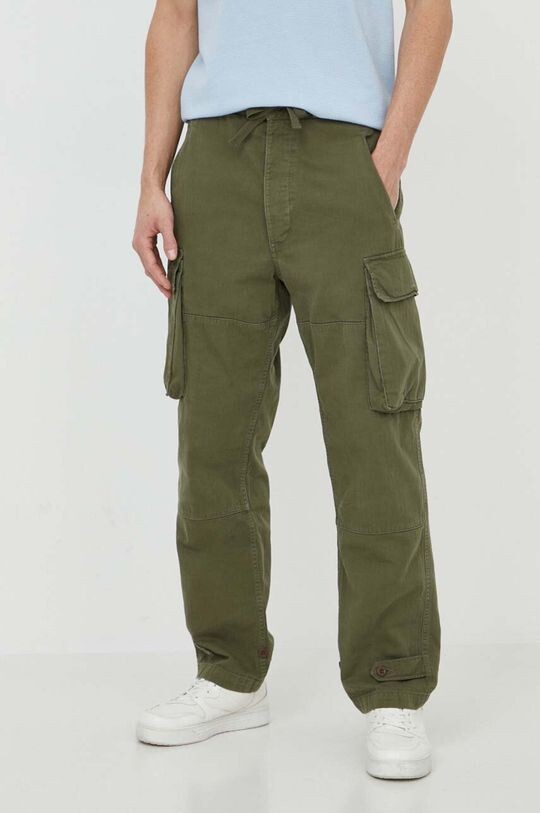 

Хлопковые брюки Polo Ralph Lauren, зеленый