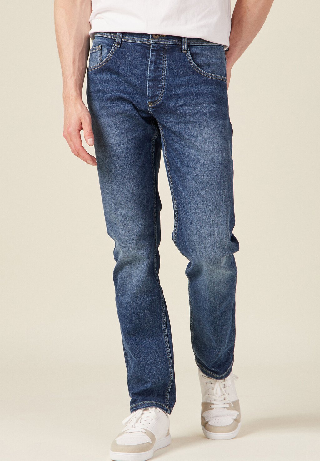Джинсы-сигареты BONOBO Jeans, джинсовый камень