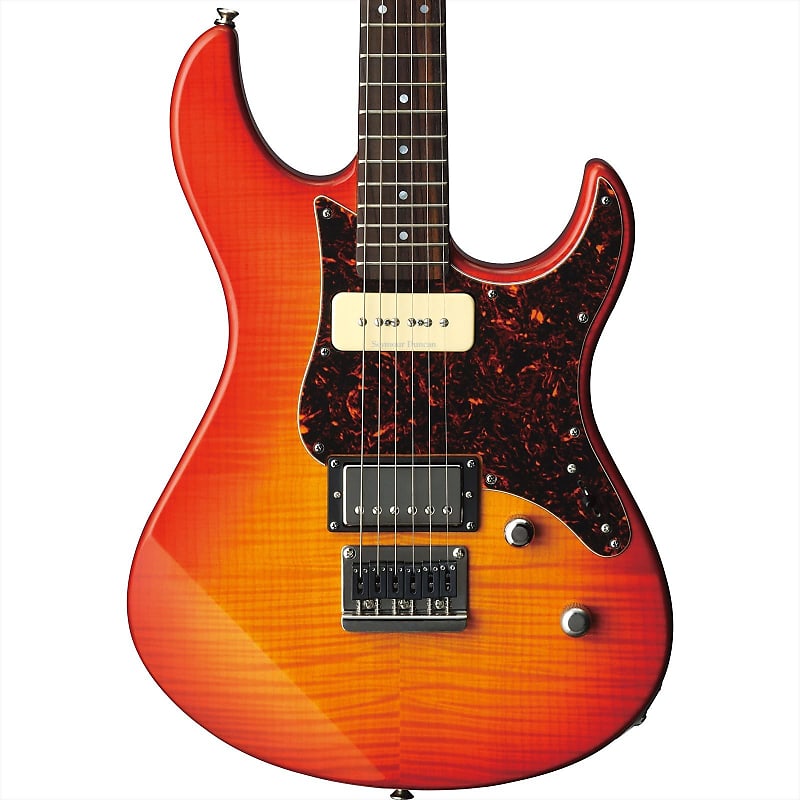 

Электрогитара Yamaha PAC 611HFM Light Amber Burst