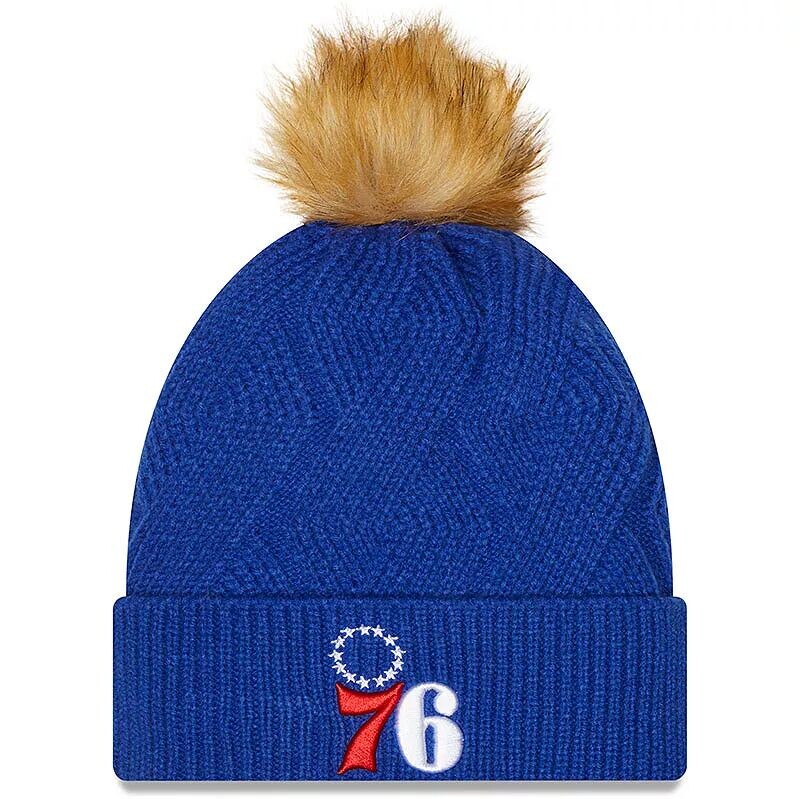 

Женская вязаная шапка New Era Philadelphia 76ers Snowy