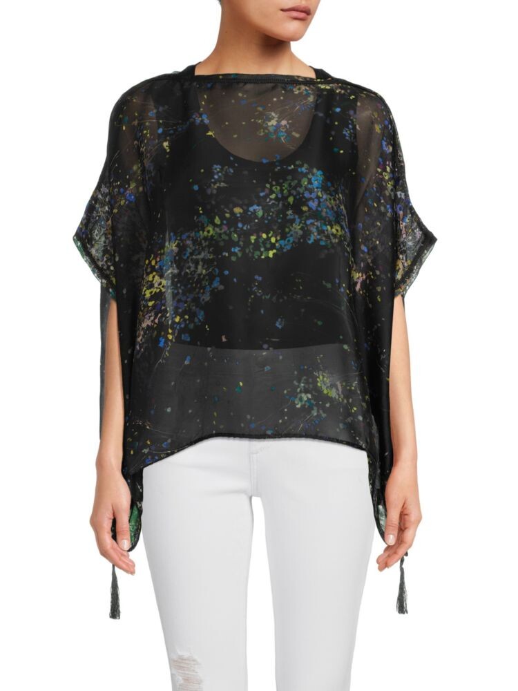 

Слик-топ из сетки с цветочным принтом In2 By In Cashmere, цвет Black Multi