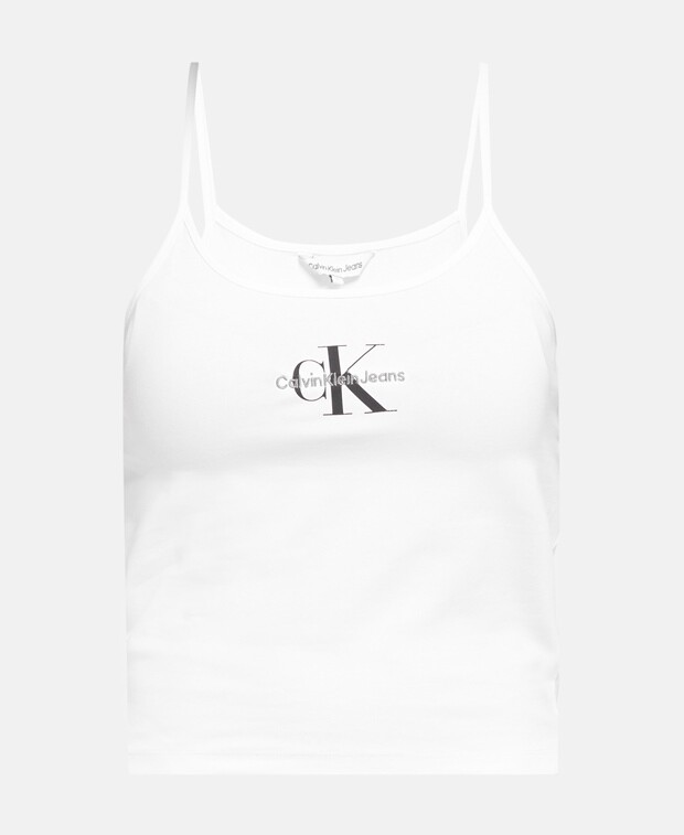 

Топ на тонких бретельках Calvin Klein, белый