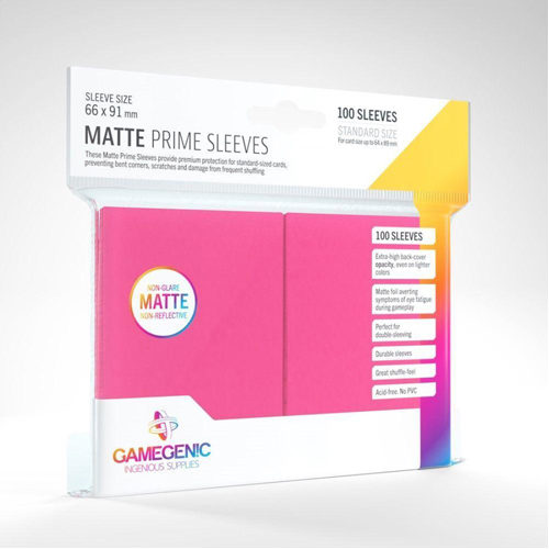 Чехол для карточек Gamegenic Prime Sleeves Pink (100 Ct.) Gamegenic цена и фото