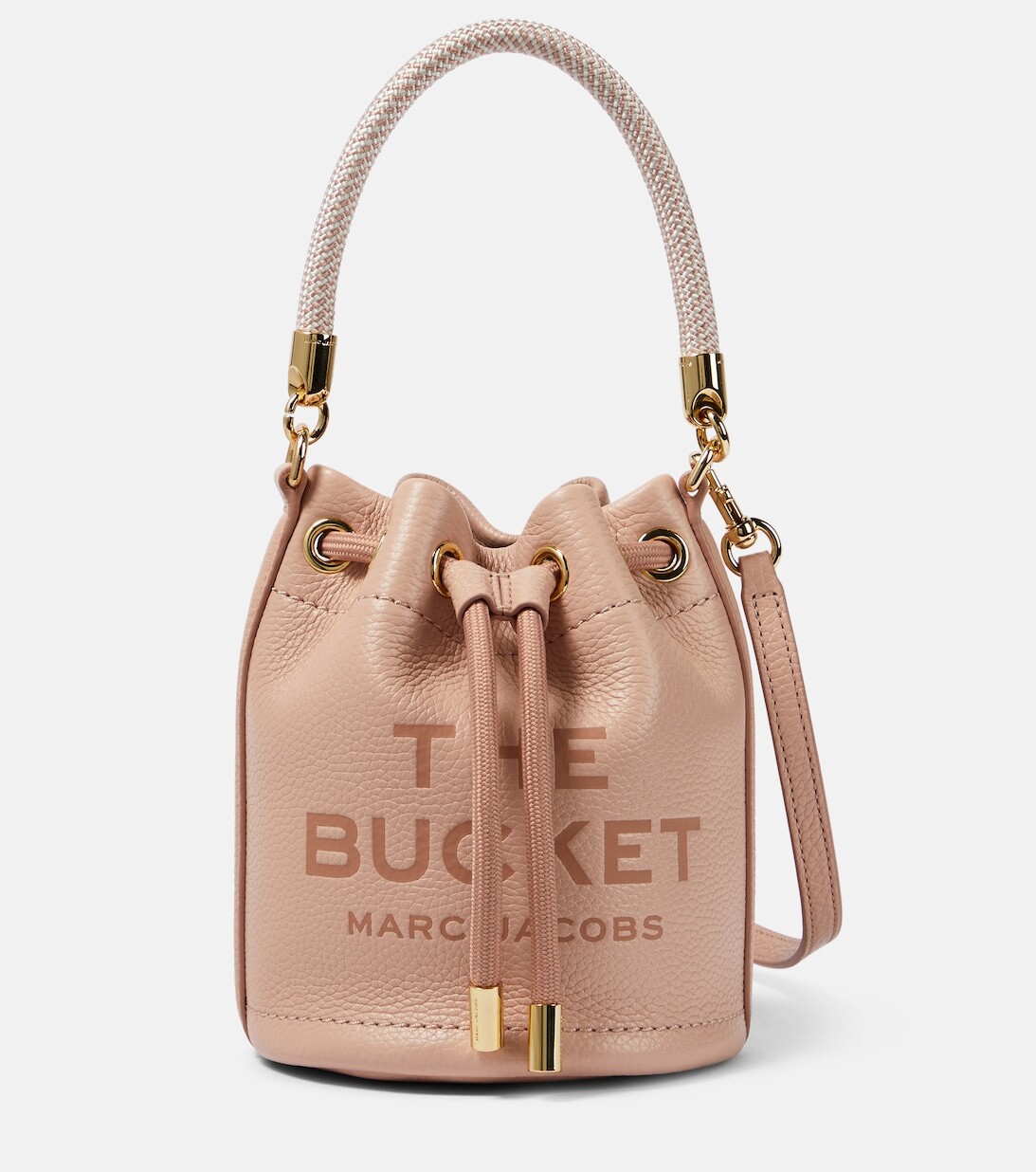 

Мини-сумка-ведро из кожи Marc Jacobs, розовый