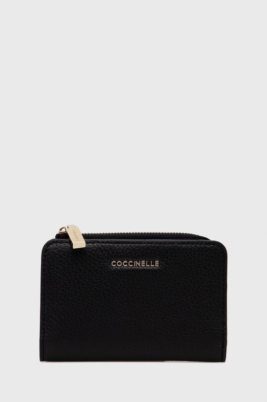 

Кожаный кошелек Coccinelle, черный