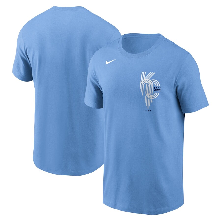 

Футболка с коротким рукавом Nike Kansas City Royals, синий