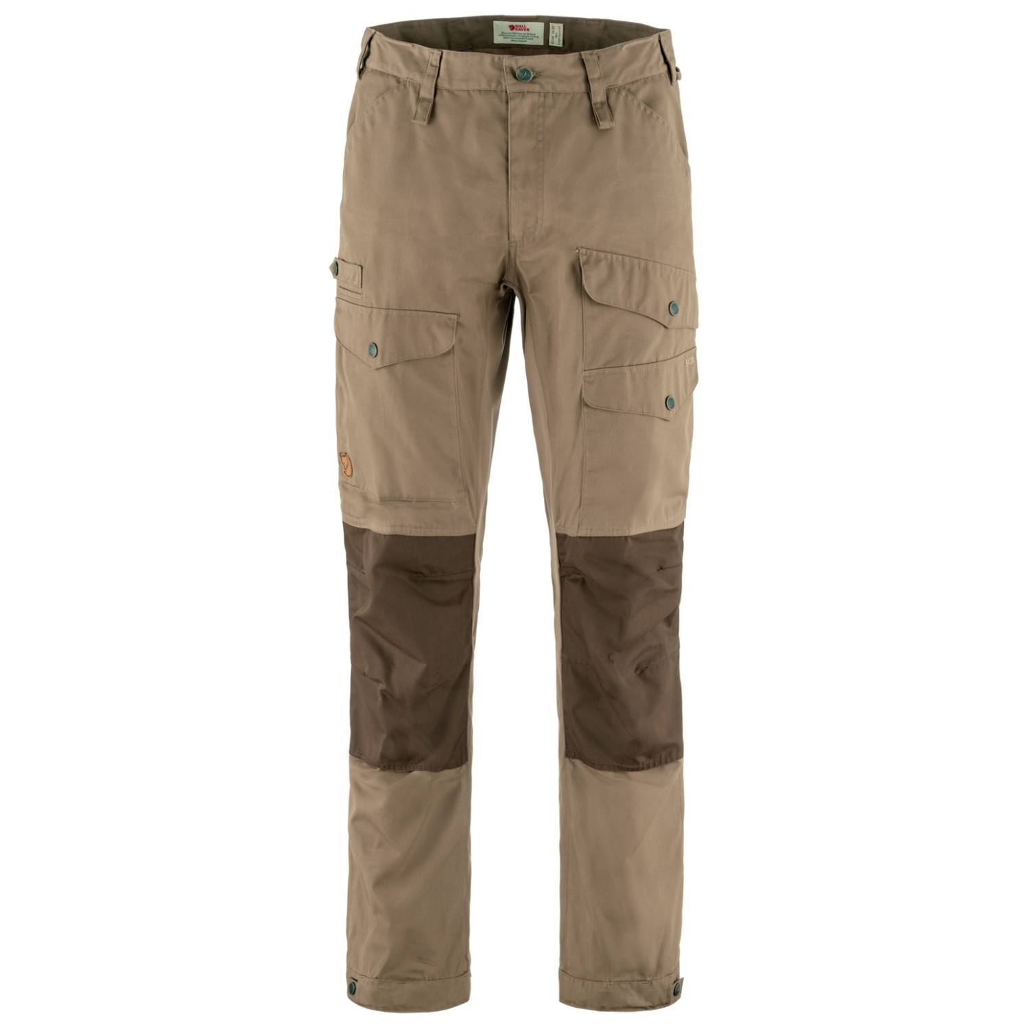 цена Трекинговые брюки Fjällräven Vidda Pro Ventilated Trousers, цвет Suede Brown/Dark Olive