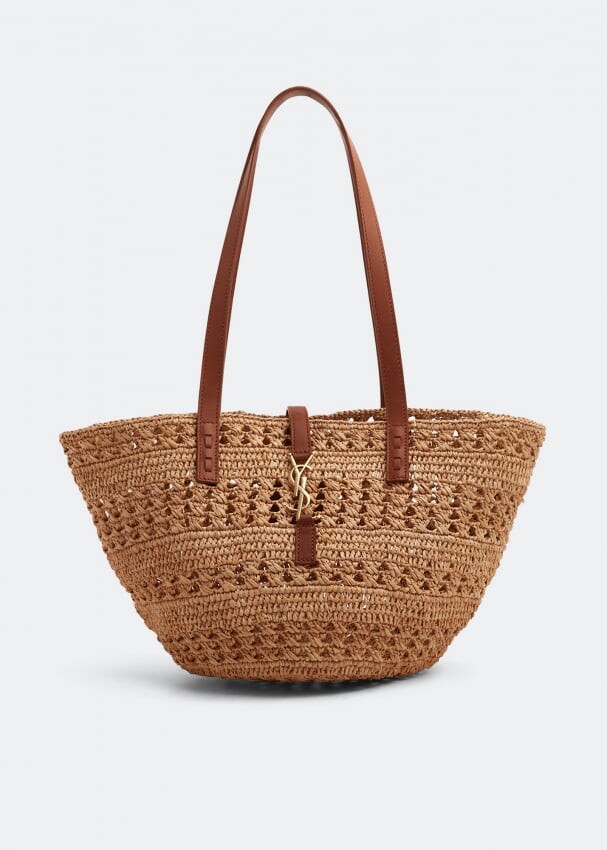 

Сумка-тоут SAINT LAURENT Panier small tote bag , коричневый