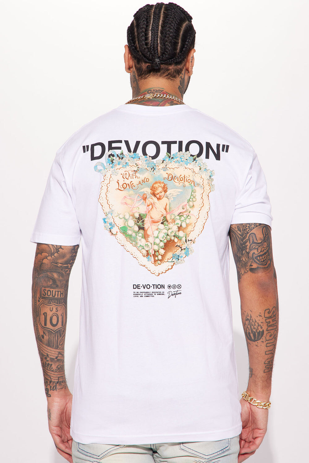 

Футболка Fashion Nova SPDN2187M, белый