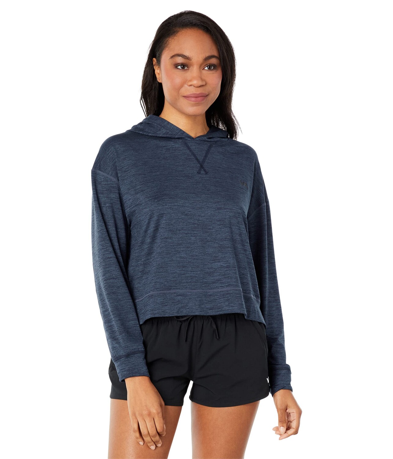 

Худи RVCA, C-Able Hooded Crop Long Sleeve