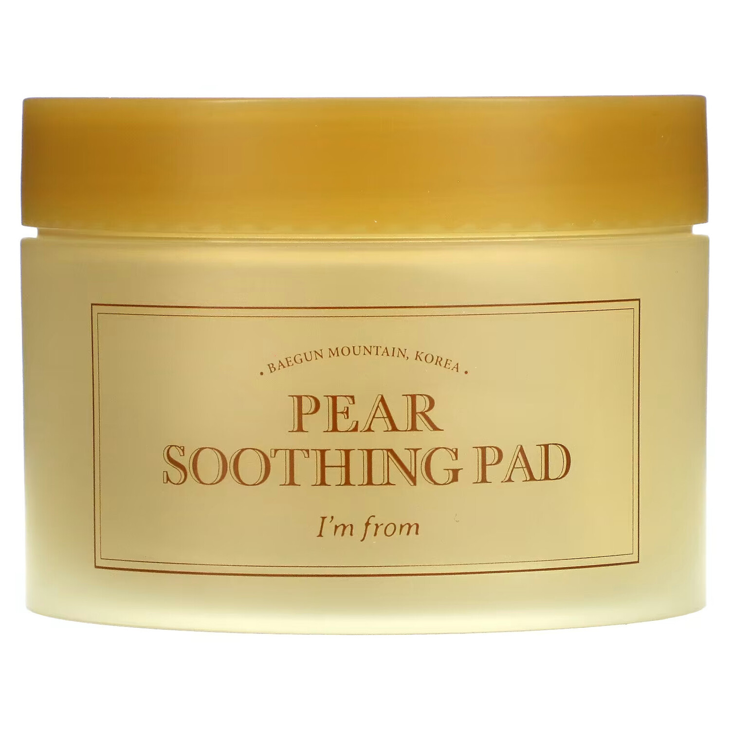 

I'm From, Pear Soothing Pad, 60 подушечек, 125 мл (4,22 жидк. Унции)