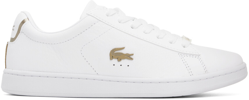 

Белые кроссовки Carnaby Evo Lacoste