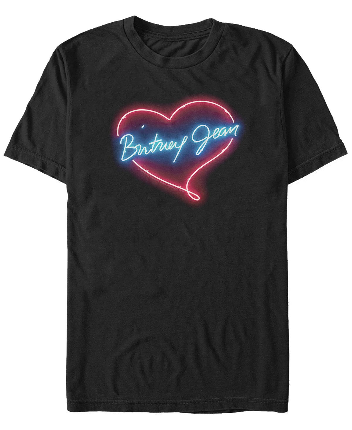 Мужская неоновая футболка с логотипом britney jean с коротким рукавом Fifth Sun, черный