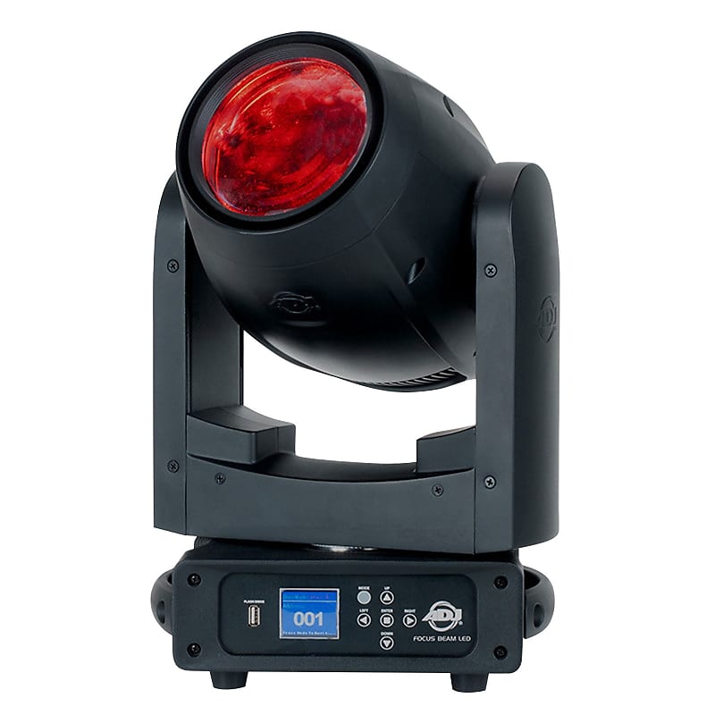 American DJ Focus Beam LED 80W LED Moving Head с 2 призмами и моторизованным фокусом American DJ Focus Beam LED 80W LED Moving Head with 2 Prisms & Motorized Focus djworld 100w mini beam moving head lighting led light with dmx console for party theater club dj disco bar stage effect concert
