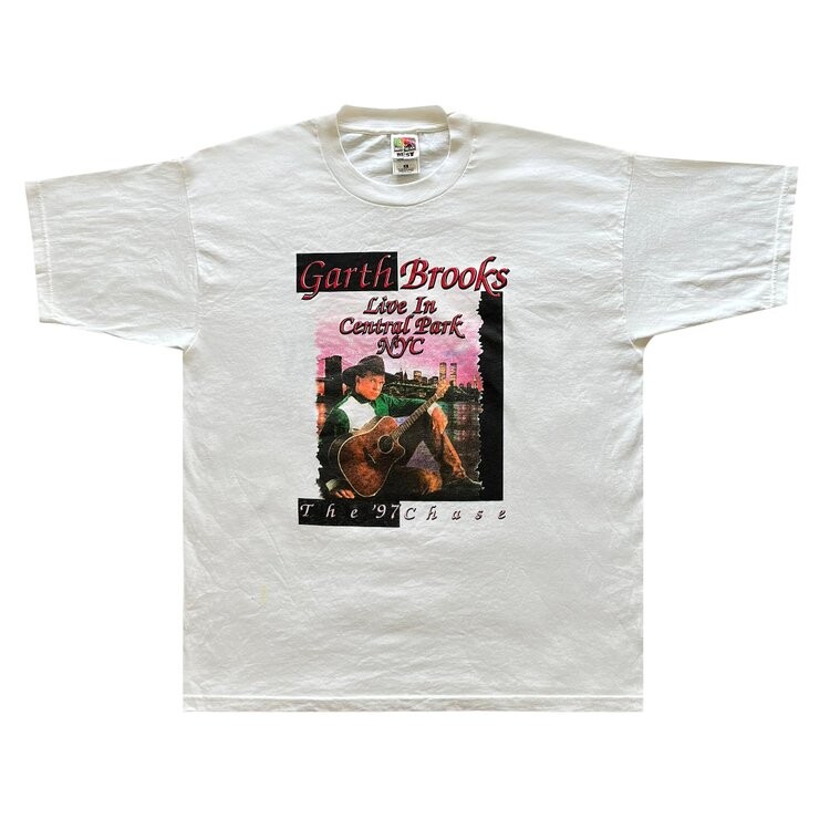 

Футболка Vintage Garth Brooks Concert Tee 'White', белый