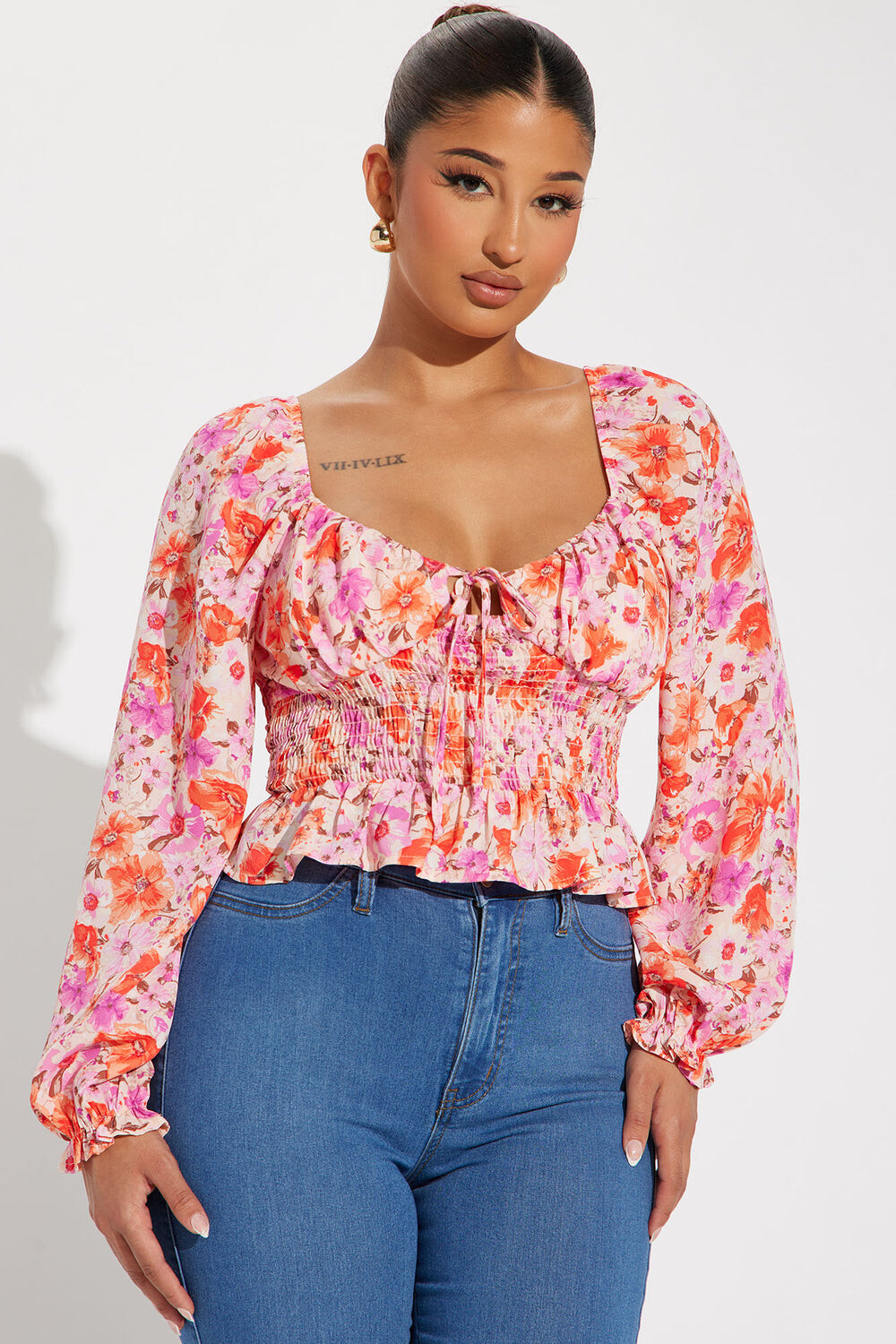 

Топ Fashion Nova JW16587A, розовый