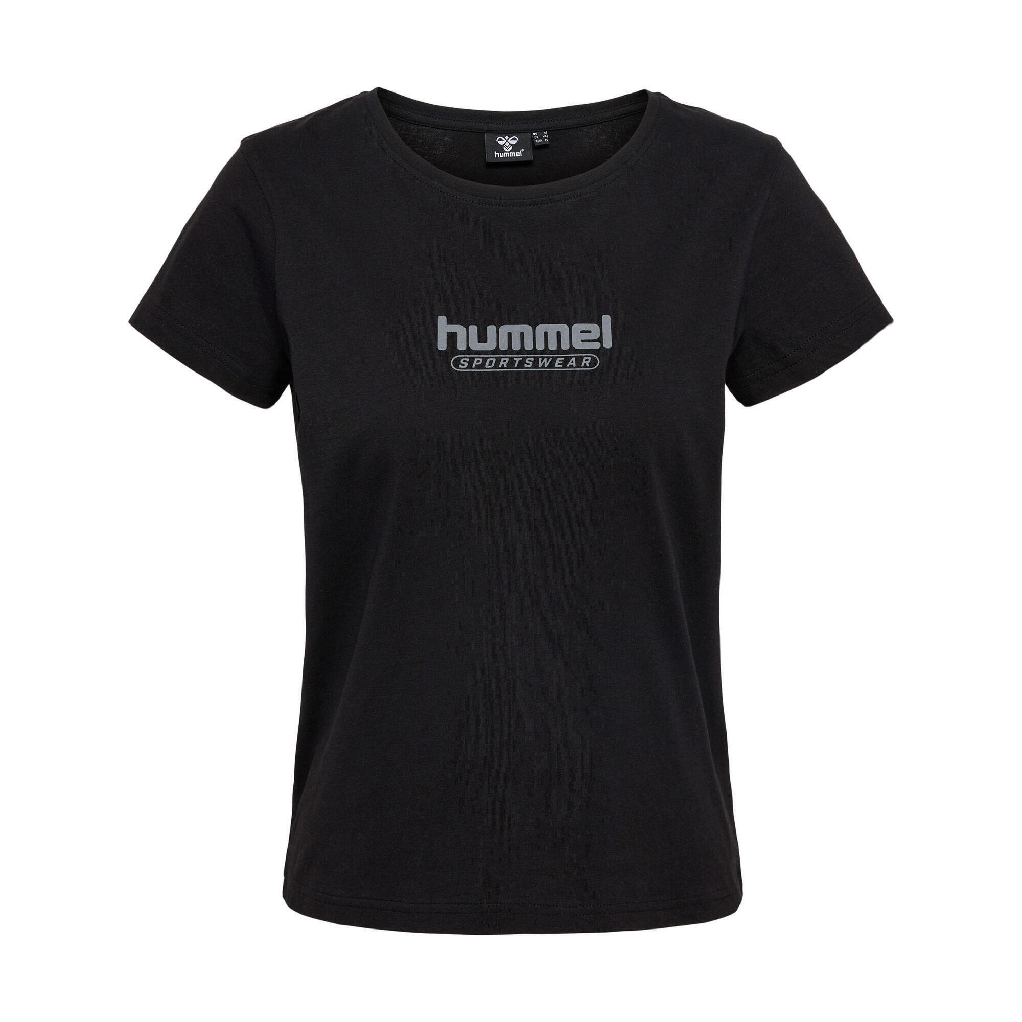 Hmlbooster Женская футболка Футболка S/S Ladies HUMMEL, черный футболка женская ladies american u темно синяя размер s