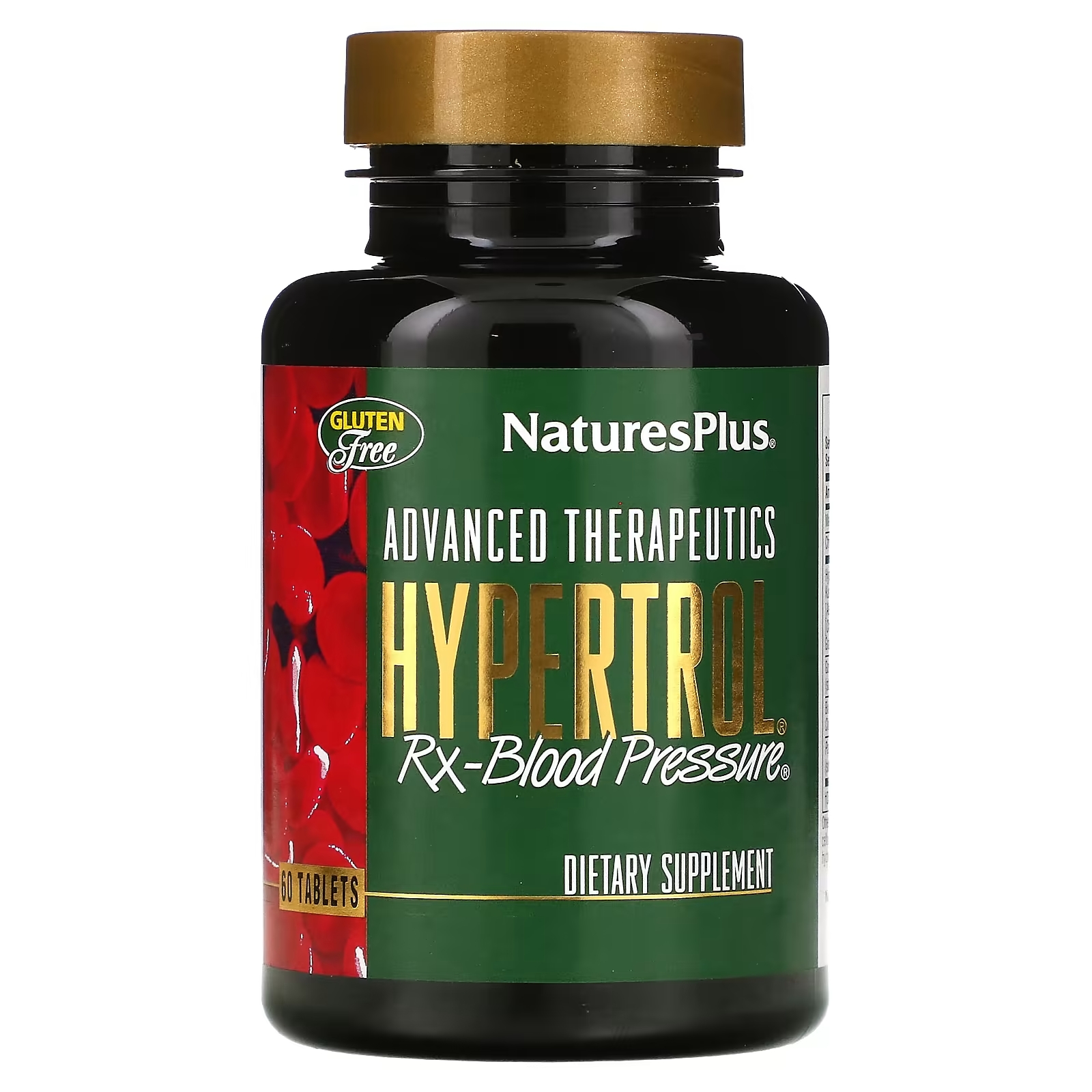 NaturesPlus Advanced Therapeutics Hypertrol для кровяного давления, 60 таблеток - фото