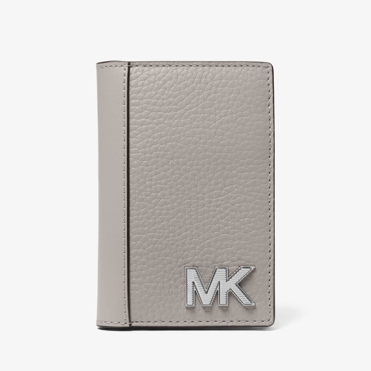 

Кошелек Michael Kors Hudson Pebbled Leather, серый