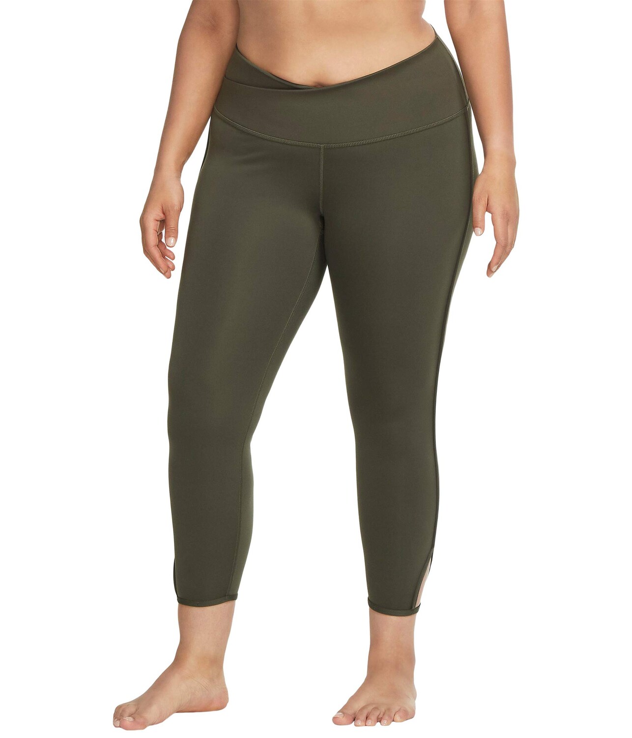 

Тайтсы Nike, Yoga Core Collection Cutout 7/8 Tights, Серый