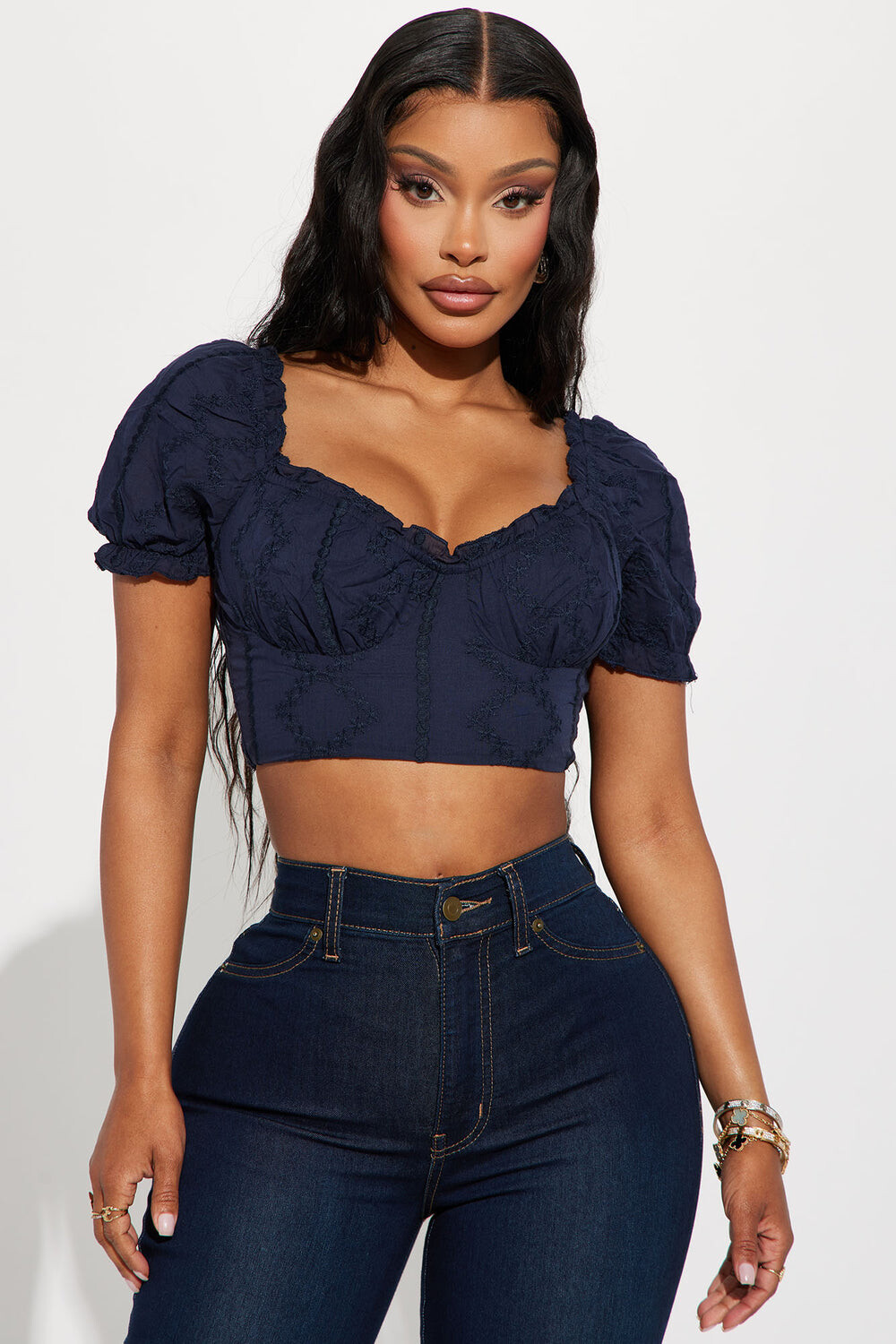 

Топ Fashion Nova IT91907, нави