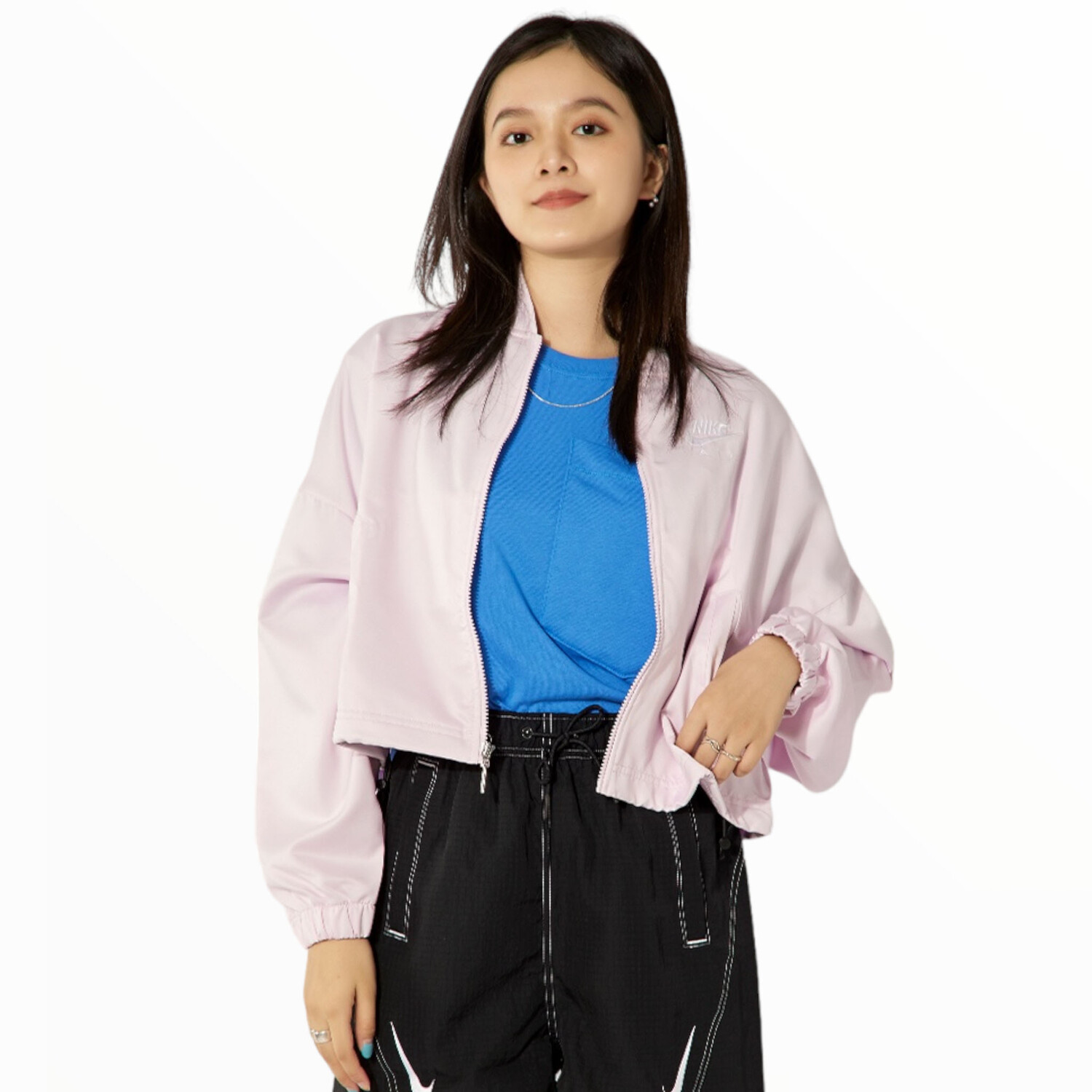 

Куртка Nike Air Classic Logo Casual Baseball, сиреневый, Фиолетовый