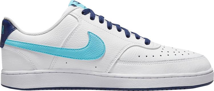 Кроссовки Nike Court Vision Low 'White Turquoise Blue', белый - фото