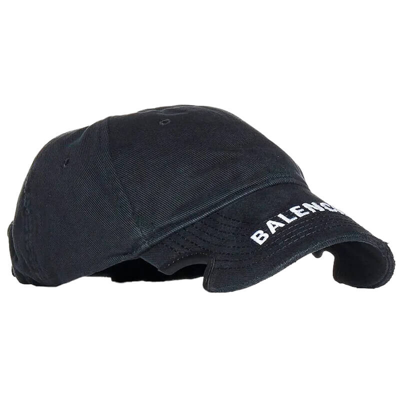

Бейсболка Balenciaga Logo Embroidered, черный