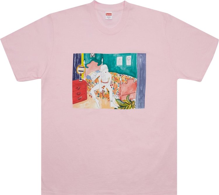 Футболка Supreme Bedroom Tee 'Light Pink', розовый футболка supreme hnic tee light pink розовый