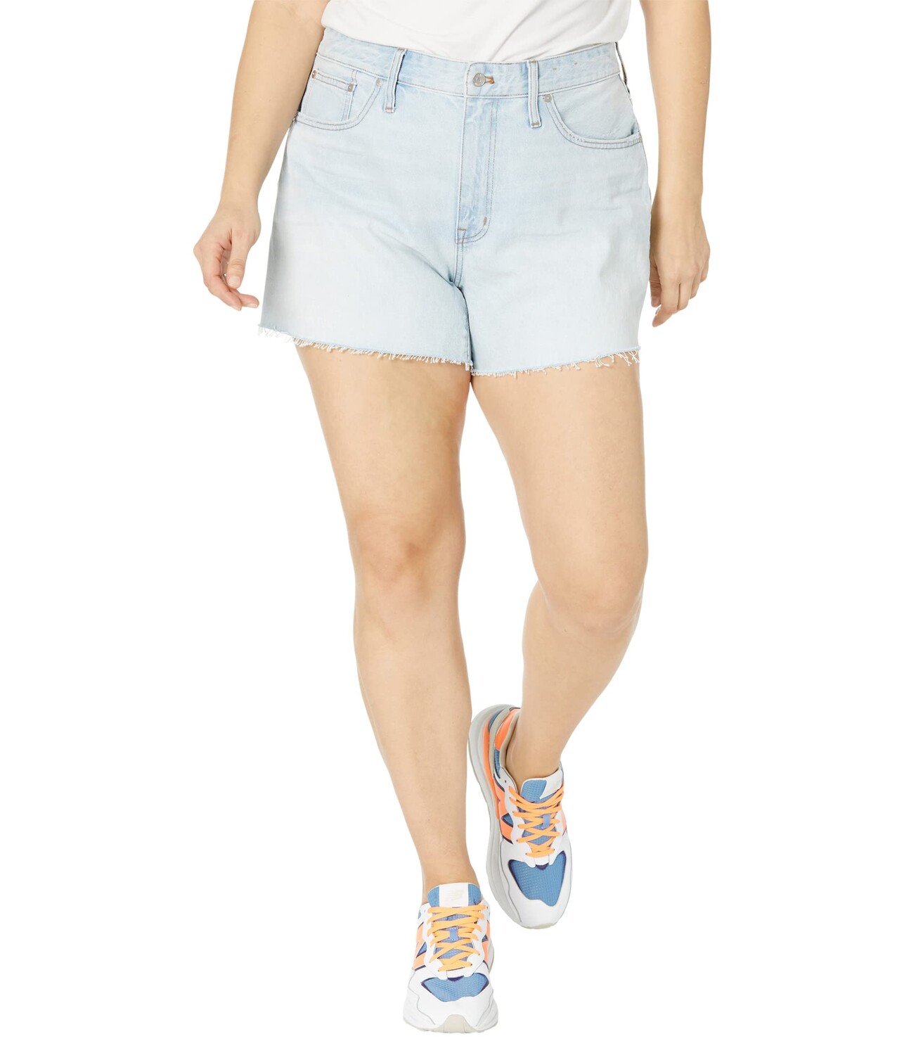 

Шорты Madewell, Plus Relaxed Denim Shorts in Essen Wash